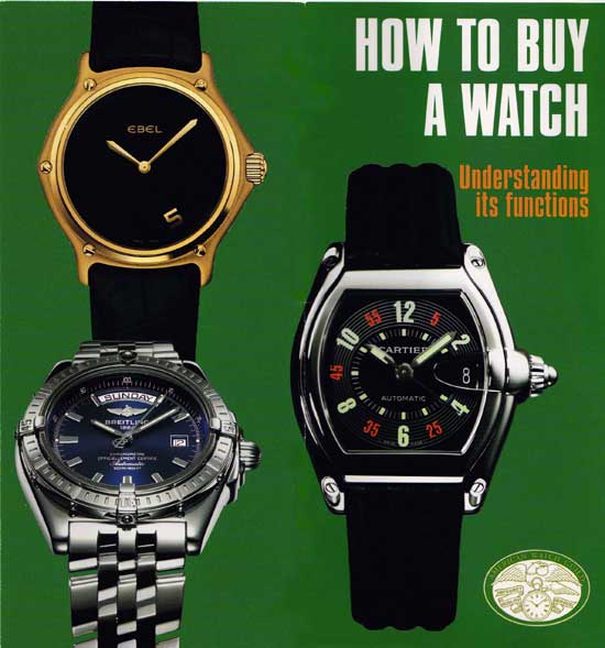 Illustration from the guide on buying a fine watch