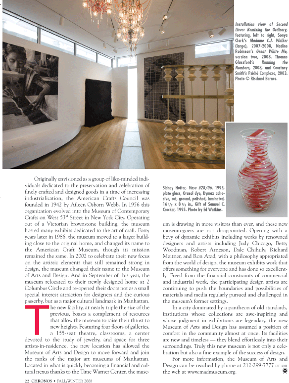 Chronos magazine feature on American watchmaking
