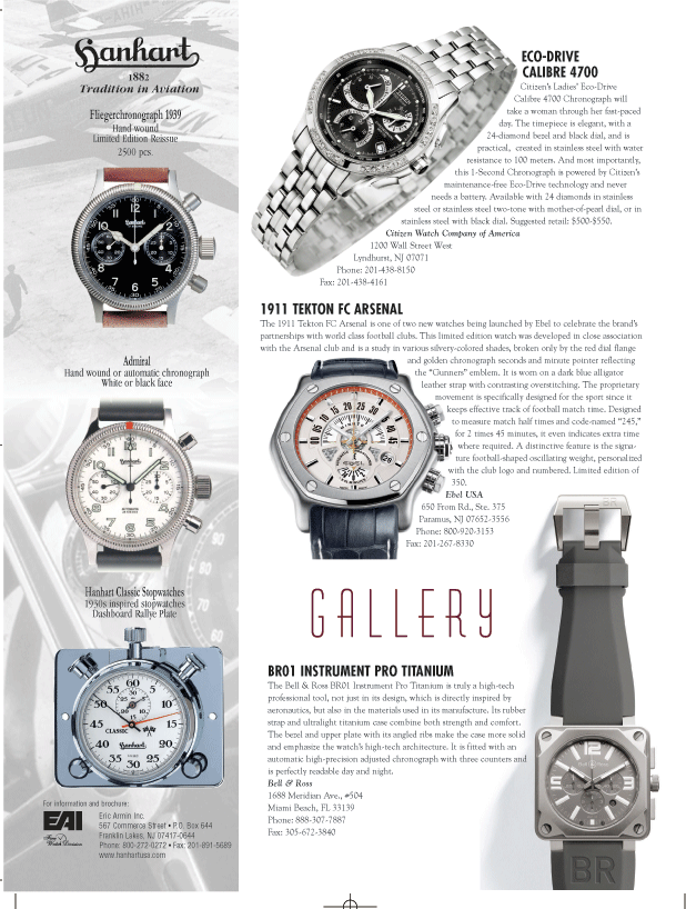 Chronos magazine feature on American watchmaking