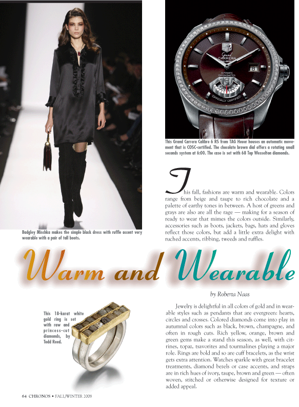 Chronos magazine feature on American watchmaking