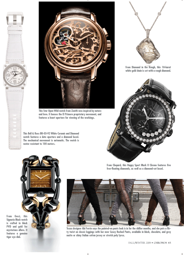 Chronos magazine feature on American watchmaking