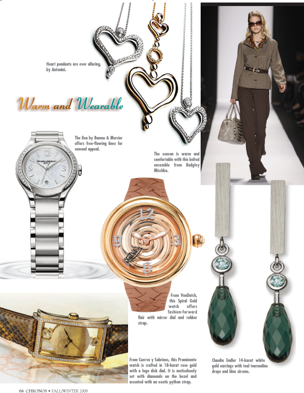 Chronos magazine feature on American watchmaking