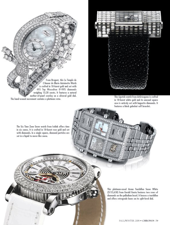 Chronos magazine feature on American watchmaking