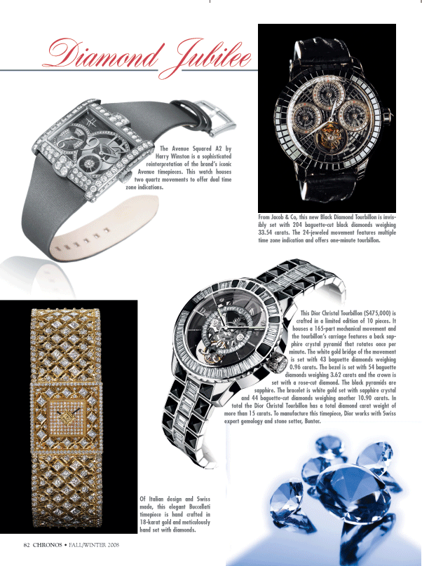 Chronos magazine feature on American watchmaking