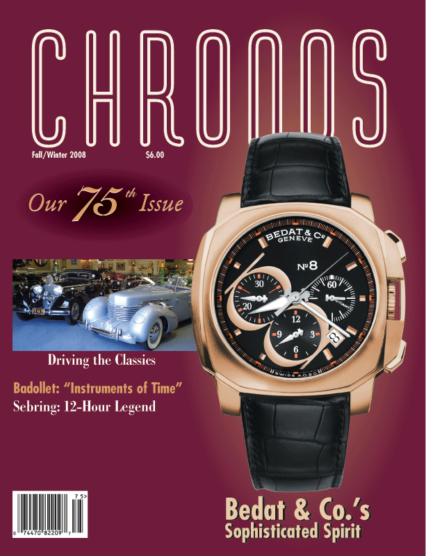 Chronos magazine feature on American watchmaking