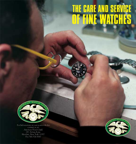 Watch care illustration